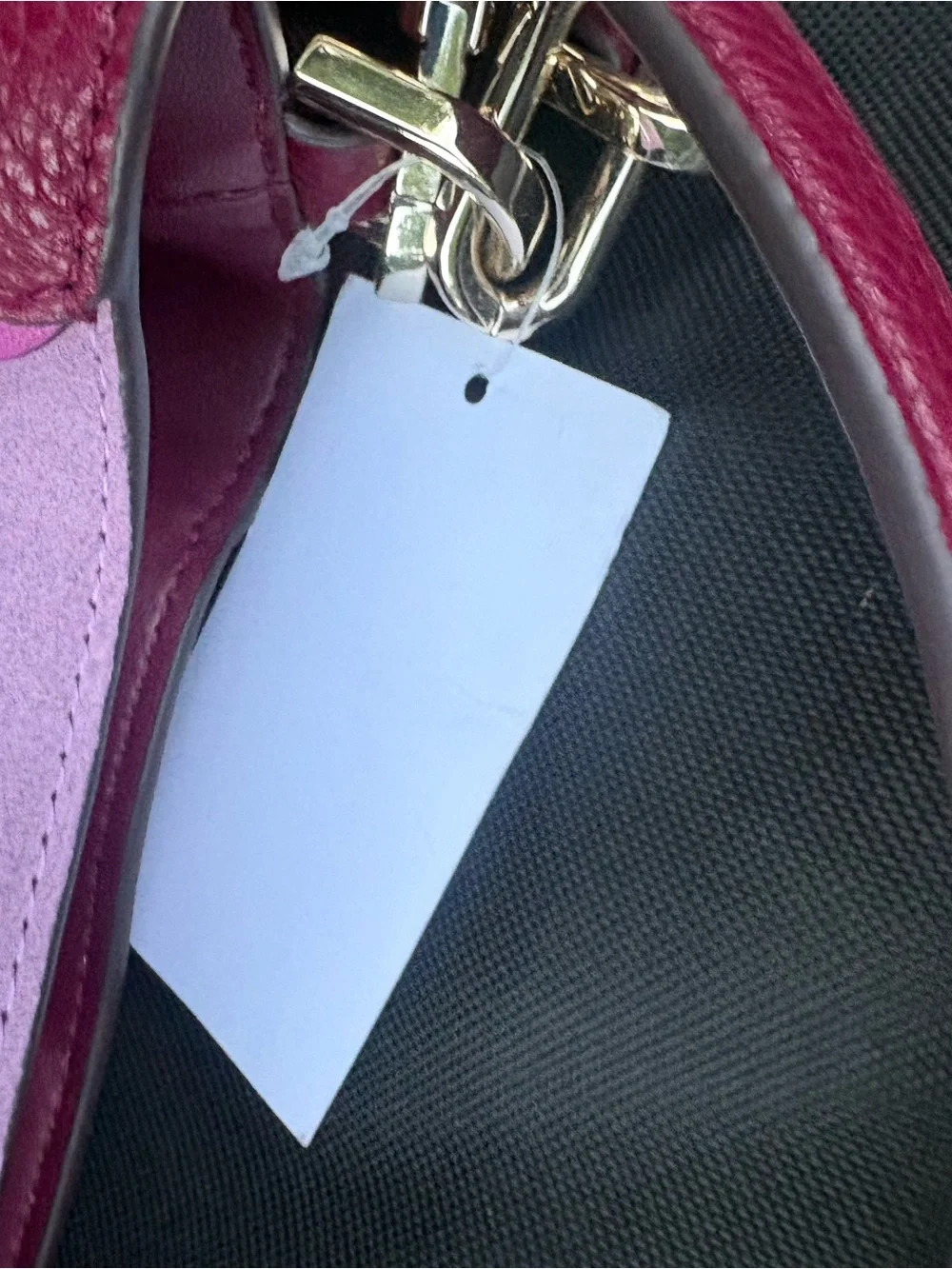 kate spade Two-Tone Magenta & Light Pink Leather Crossbody